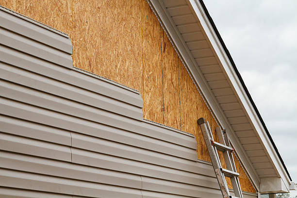 Professional Emergency Siding Repair technician working in Lemoyne, PA